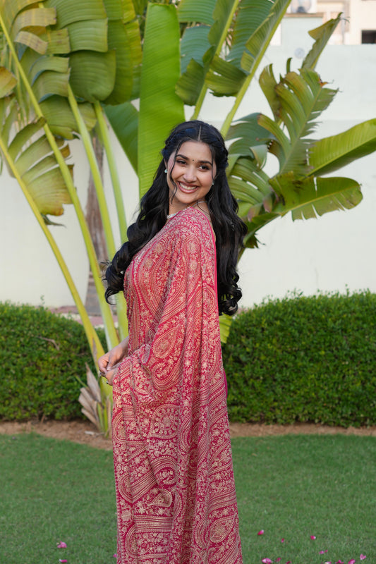 Kashmiri Embroidery Saree