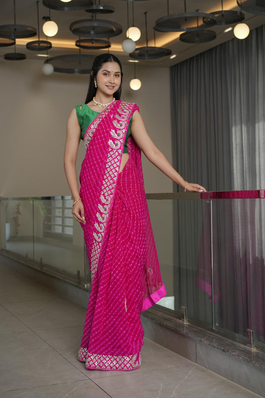 Stylish Rani Georgette Look