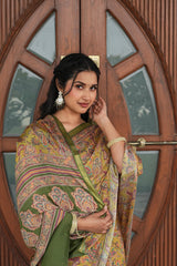 Crape Silk Print Saree