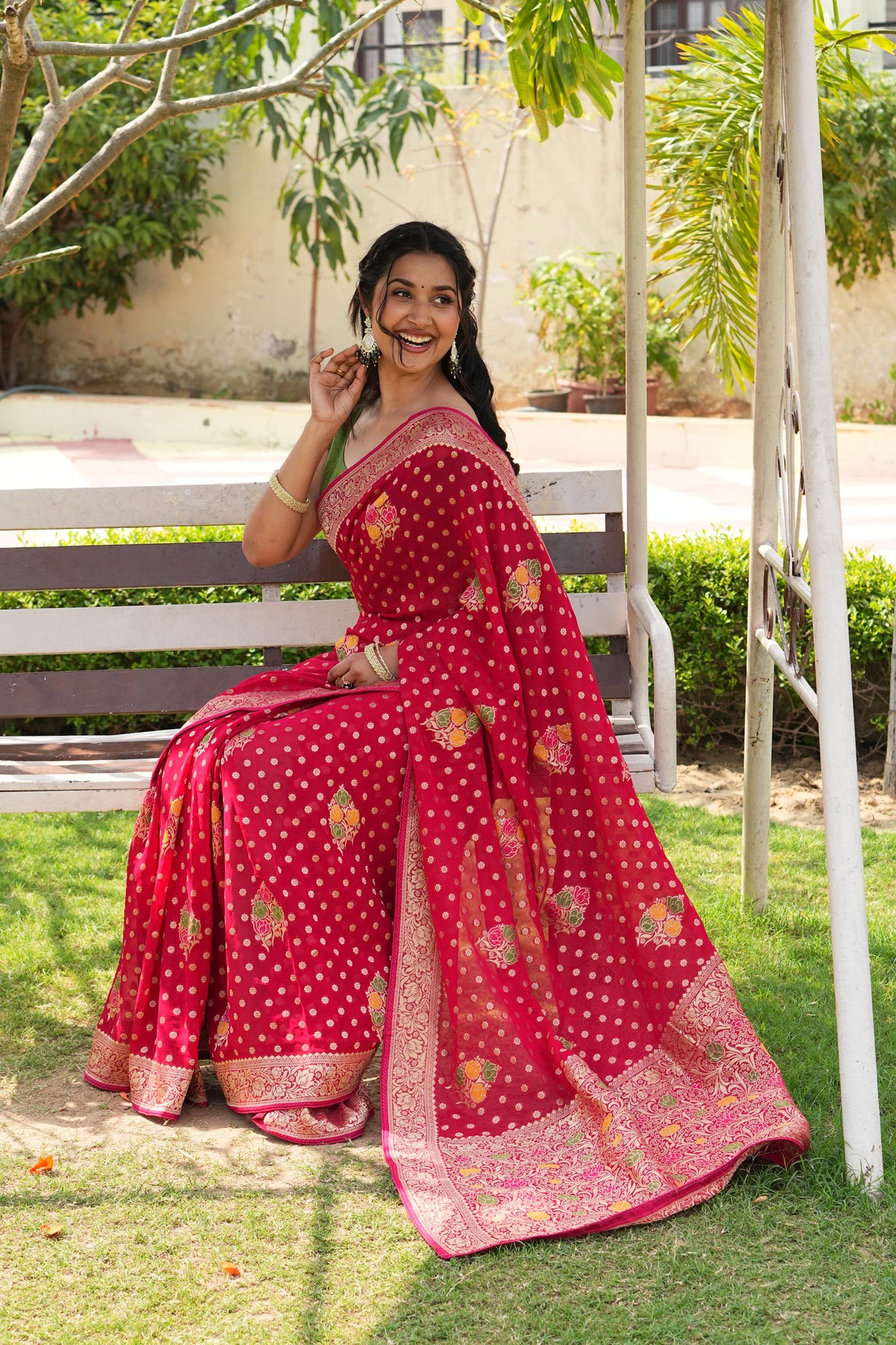 Banarasi Meena Saree