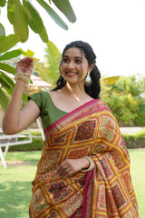 Patola Print Saree