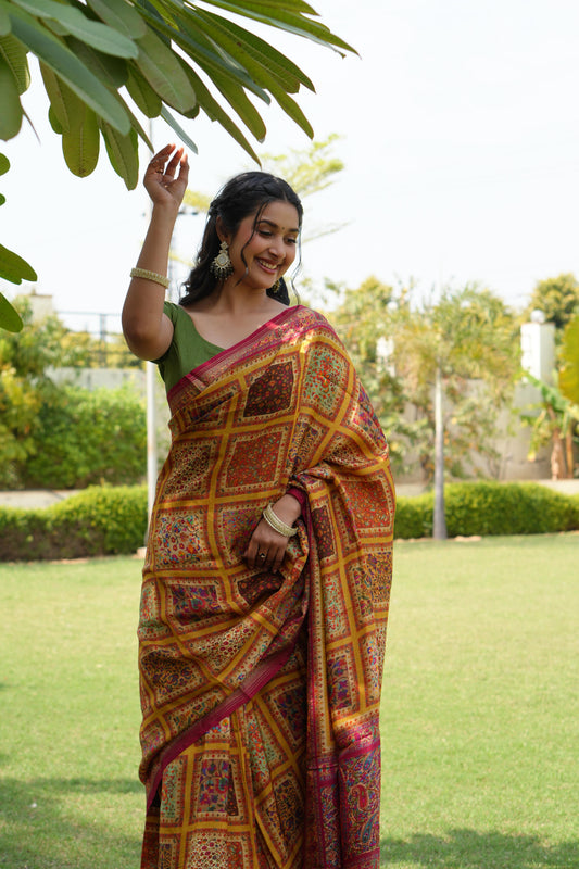 Patola Print Saree