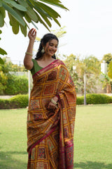 Patola Print Saree