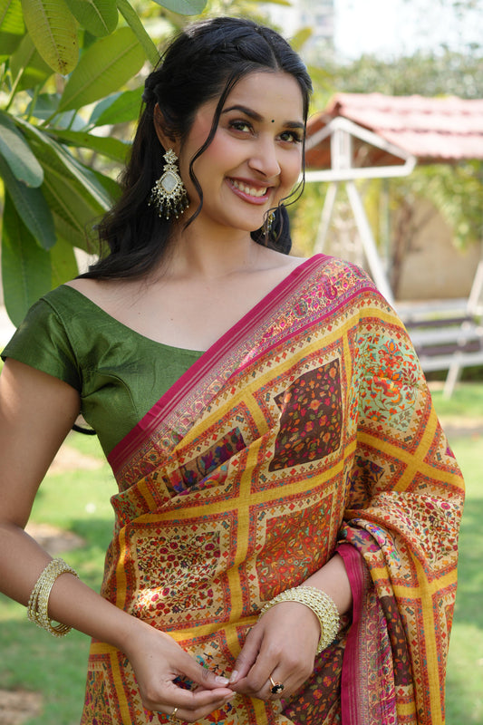 Patola Print Saree