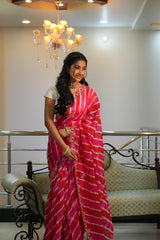 Leheriya Saree