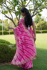Jaipuri Leheriya Saree