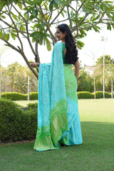 Chiffon Bandhni Saree