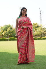 Jaipuri Khaddi Meena Saree