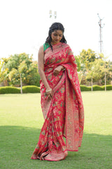 Jaipuri Khaddi Meena Saree