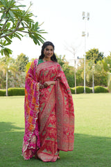 Jaipuri Khaddi Meena Saree