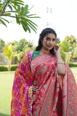 Jaipuri Khaddi Meena Saree