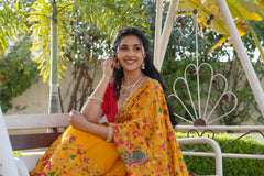 Kashmiri Embroidery Saree