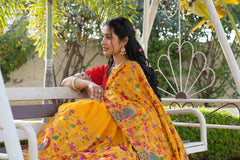 Kashmiri Embroidery Saree