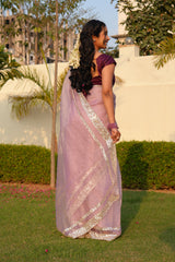 Crushed Tissue Silk Saree