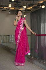 Stylish Rani Georgette Look