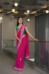 Stylish Rani Georgette Look