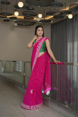 Stylish Rani Georgette Look