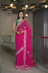 Stylish Rani Georgette Look