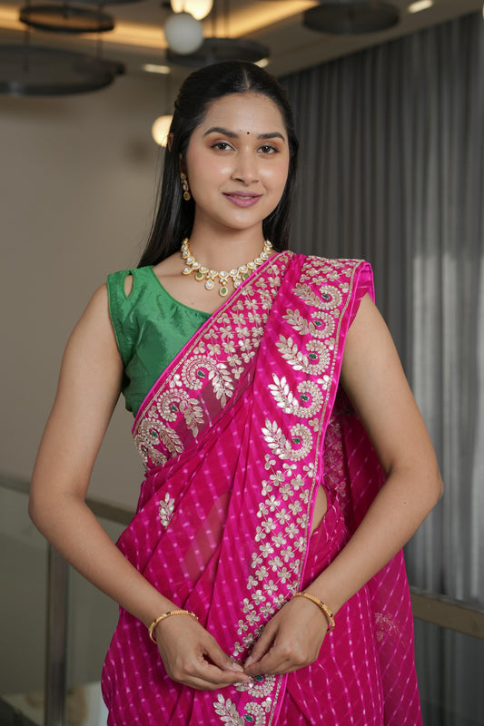 Stylish Rani Georgette Look