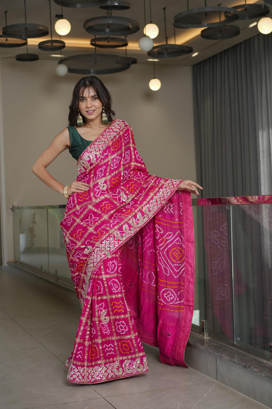 Royal Rani Gajji Silk Saree