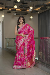 Royal Rani Gajji Silk Saree