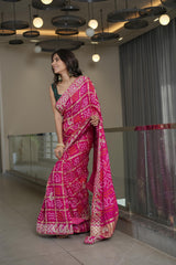 Royal Rani Gajji Silk Saree