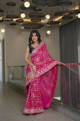 Royal Rani Gajji Silk Saree