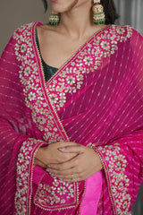 Soft Rani Pure Georgette Saree