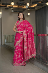 Traditional Rani Banarasi Look