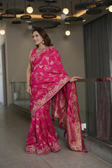 Traditional Rani Banarasi Look