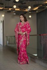 Traditional Rani Banarasi Look