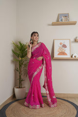 Lightweight Rani Georgette Saree