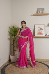 Lightweight Rani Georgette Saree