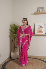 Lightweight Rani Georgette Saree