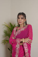 Lightweight Rani Georgette Saree