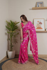 Shiny Rani Silk Look