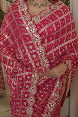 Light and Flowy Rani Saree
