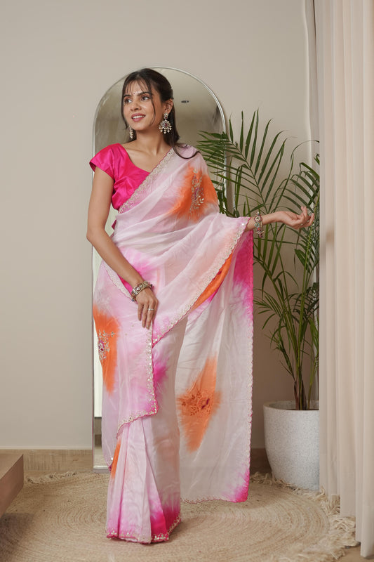 Multi Batik HO Silk Saree