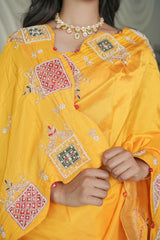 Mustard HO Silk Saree