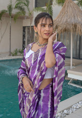 Purple HO Silk Saree
