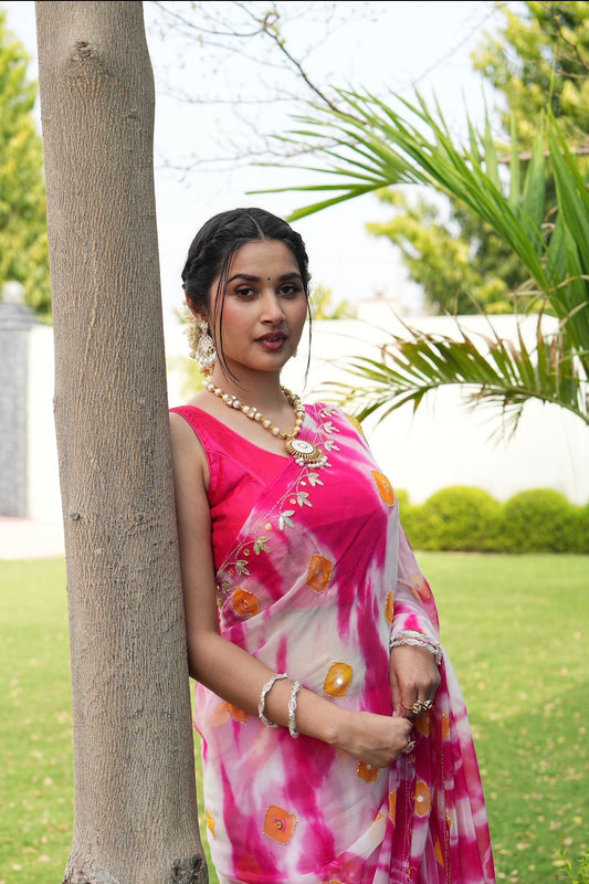 Jaipuri Batik Saree
