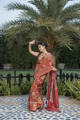 Unique Figure Digital Print Saree