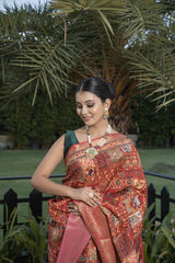Unique Figure Digital Print Saree