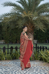 Unique Figure Digital Print Saree