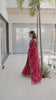 Elegant Red Crape Silk Saree