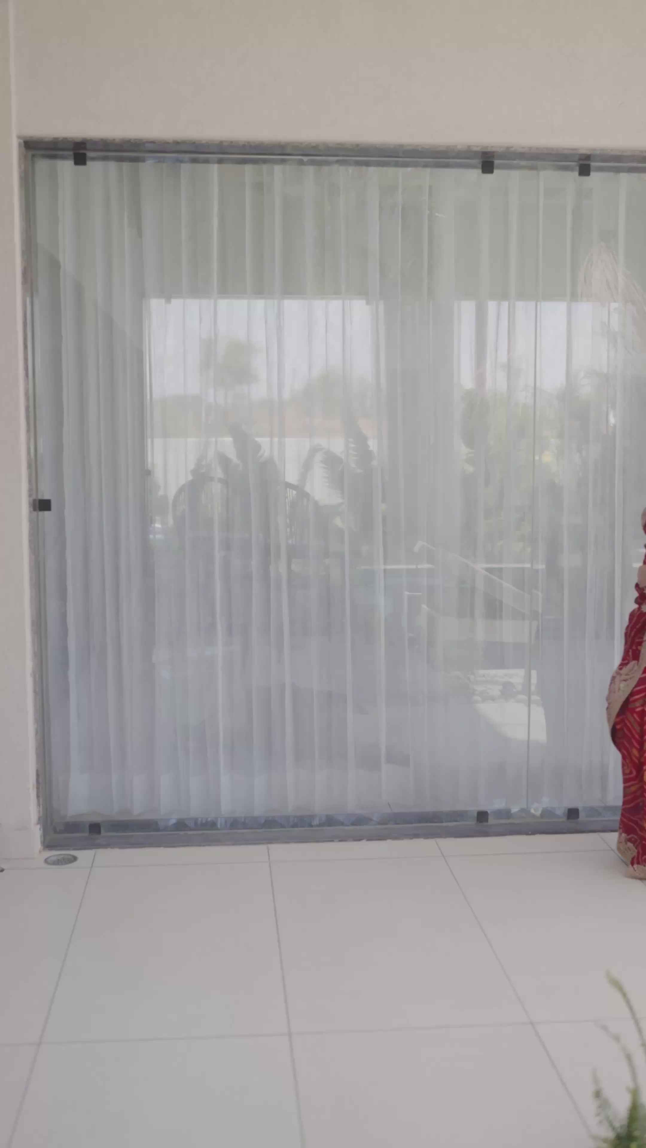Red O Gerea Pure Silk Saree