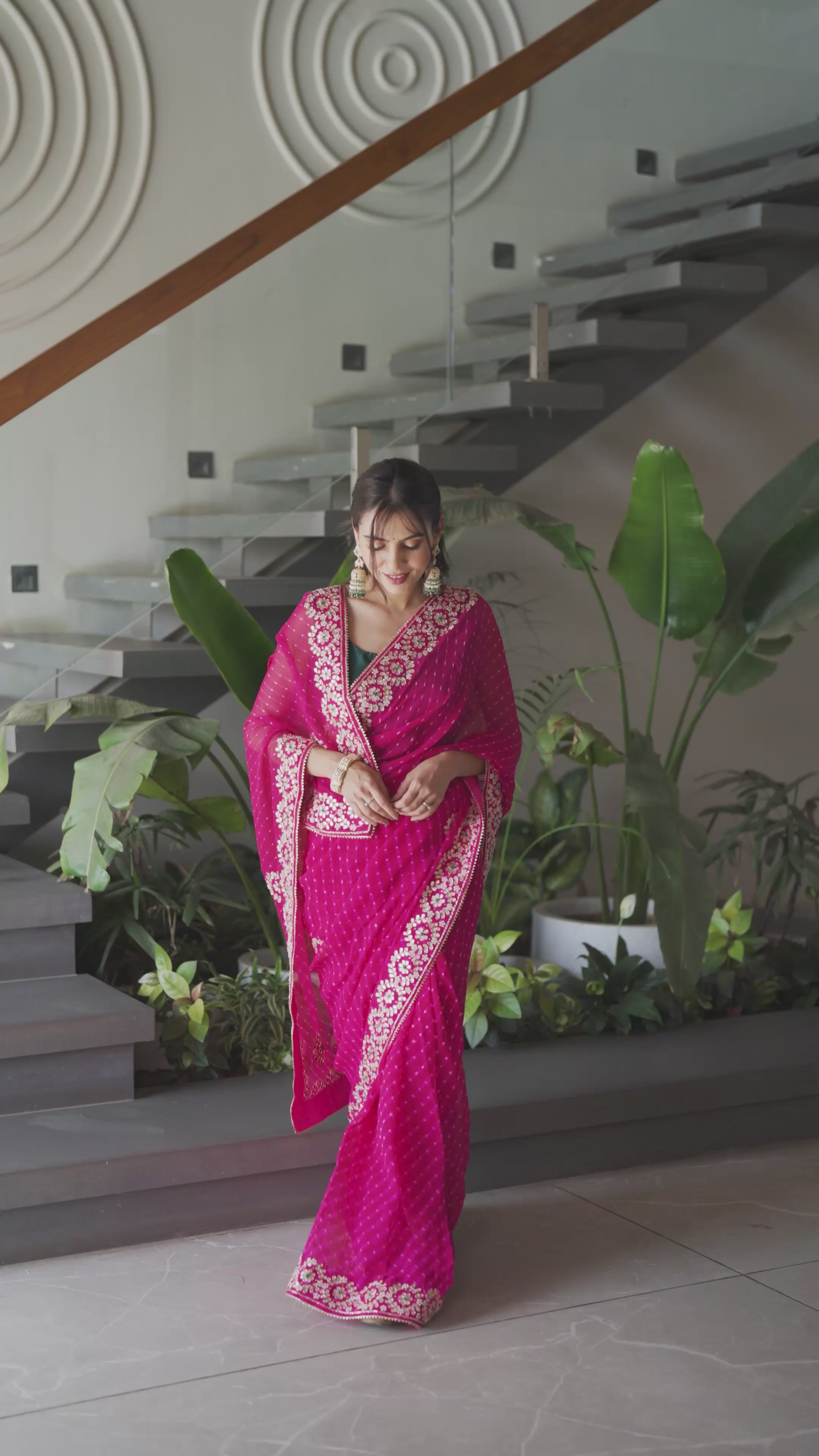 Soft Rani Pure Georgette Saree