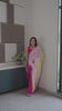 Pink Mustard Rani HO Silk Saree