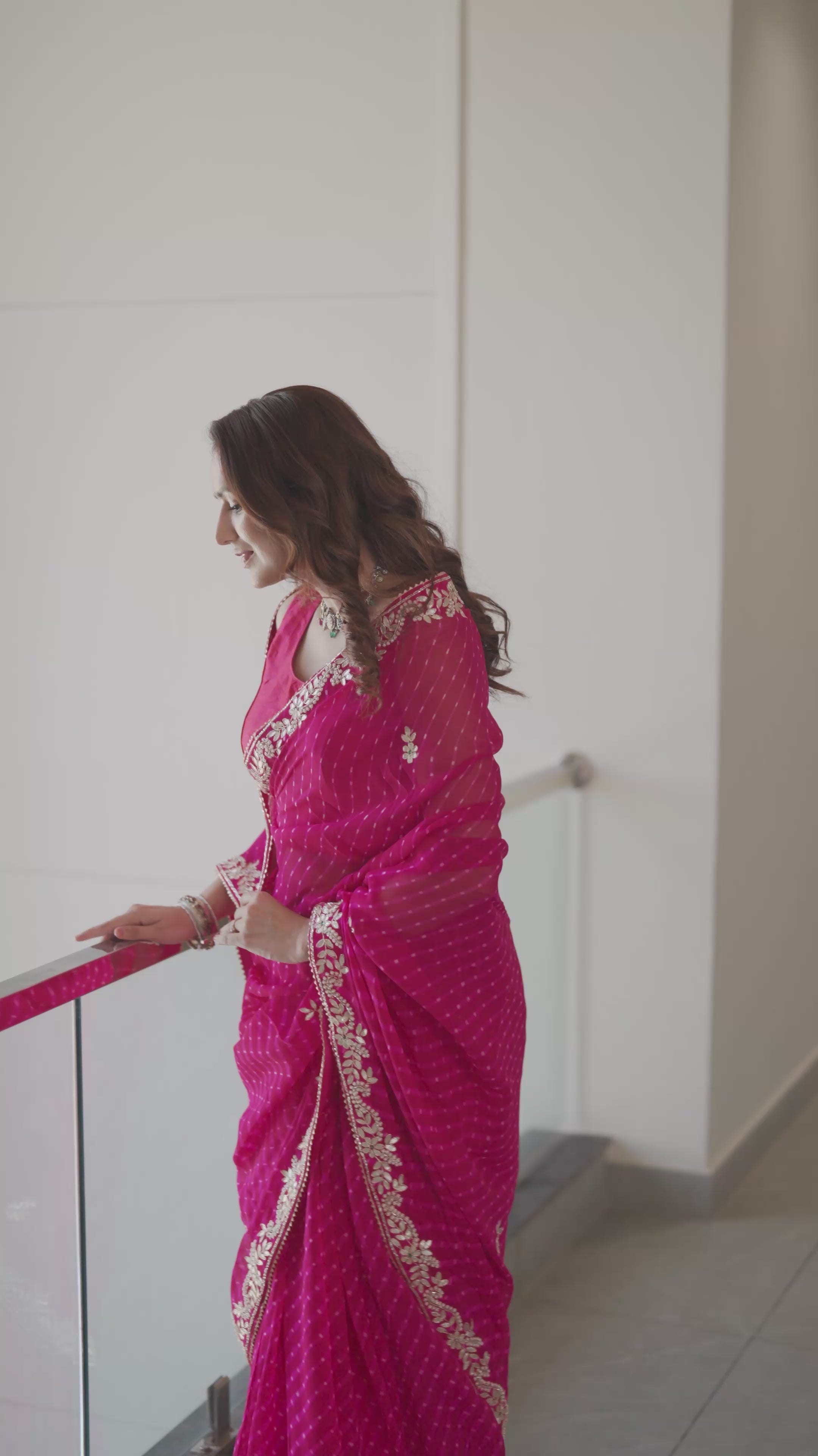 Pure Rani Georgette Saree