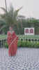 Red Chiffon Gota Aari-Tari Work Saree